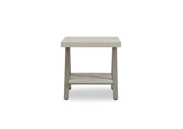 Matera Lamp Table with Shelf