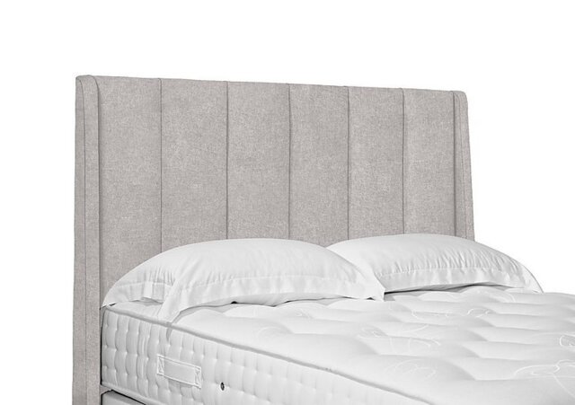 Artisan Collection Ryo High Floor Standing Headboard - Single - Tweed Stone