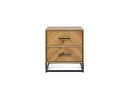 Raya 2 Drawer Bedside Cabinet