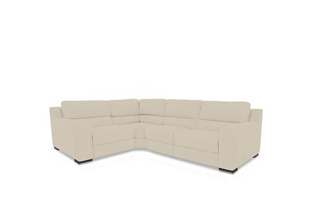 Viali Fabric Left Hand Facing Corner Power Recliner Sofa - Frost