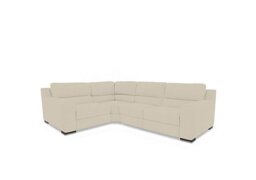 Viali Fabric Left Hand Facing Corner Power Recliner Sofa - Frost