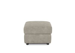 Sloane Fabric Storage Footstool - Marble Cream