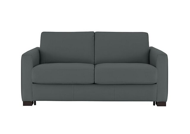 Nicoletti - Alcova 2 Seater Leather Sofa Bed with Box Arms - Botero Ottanio