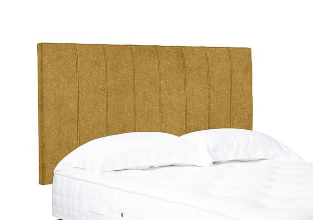 Artisan Collection Axel High Strutted Headboard - Single - Tweed Mustard