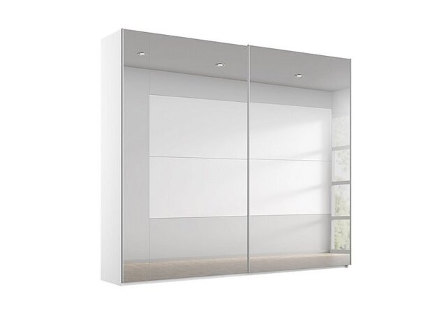 Rauch - Rio 226cm 2 Door Sliding Wardrobe with Basic Interior Fittings Package - Alpine White