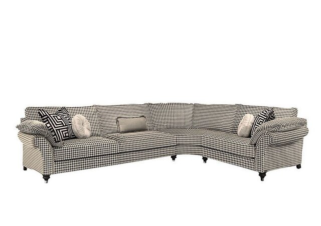 Duresta - Princeton Ruched Medium Right Hand Facing Corner Sofa