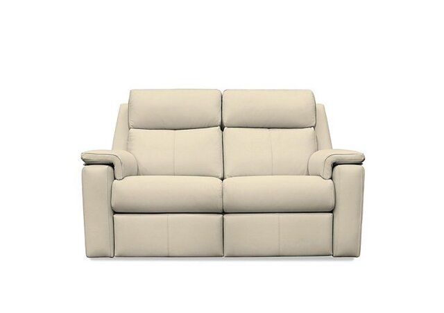 G Plan - Thornbury 2 Seater Leather Sofa with Manual Recliner - Cambridge Stone
