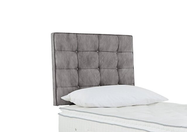 Sleepeezee - Bowmore Floor Standing Headboard - Single - Dapple Silver