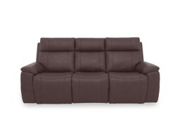Aero Leather 3 Seater Power Recliner Sofa with Power Headrests