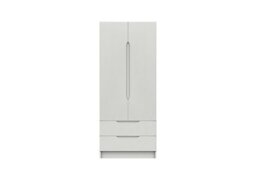 London Bedrooms - St Pancras 2 Door 2 Drawer Wardrobe - White