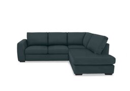 Dinky Leather Right Hand Facing Corner Chaise End Sofa