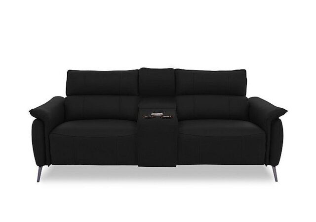 Jude Leather 3 Seater Power Recliner Sofa with Smart Console, Power Headrests, Power Lumbar and Heated Seats