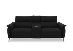 Jude Leather 3 Seater Power Recliner Sofa with Smart Console, Power Headrests, Power Lumbar and Heated Seats
