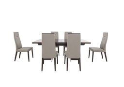ALF - Corrado Extending Dining Table and 6 Chairs - 250-cm