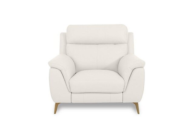 World of Leather - Eclipse Leather Chair - Star White