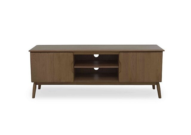Stockholm Large TV Cabinet - Dark Oak