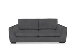 Dinky Fabric 3 Seater Sofa with Power Recliner - Manhattan Charcoal