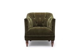At The Helm - Henson Fabric Accent Tub Chair - Pine