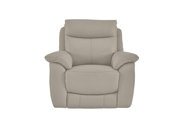 World of Leather - Echo Leather Power Recliner Chair - Feather