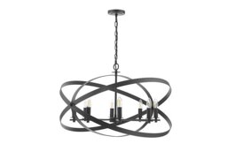Nitya 8 Light Pendant - Black