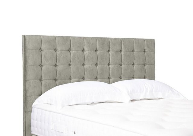 Artisan Collection Dot Standard Floor Standing Headboard - Small Double - Dapple Oyster