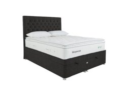 Sleepeezee - Natural Touch 3000 Pillowtop End Ottoman Divan Set - Super King - Tweed Charcoal