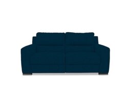Viali Fabric 2 Seater Power Recliner Sofa - Velvet Sky