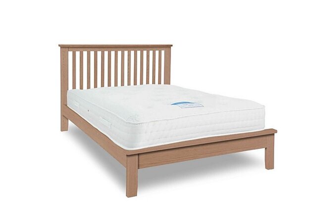 Grace Oak Bed Frame - Double - Bedroom Furniture - In Time for Christmas