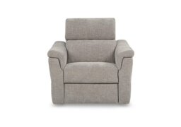 Nicoletti - Bella Fabric Power Recliner Armchair with Power Headrest and Power Lumbar - Sofas and Armchairs - In Time for Christmas
