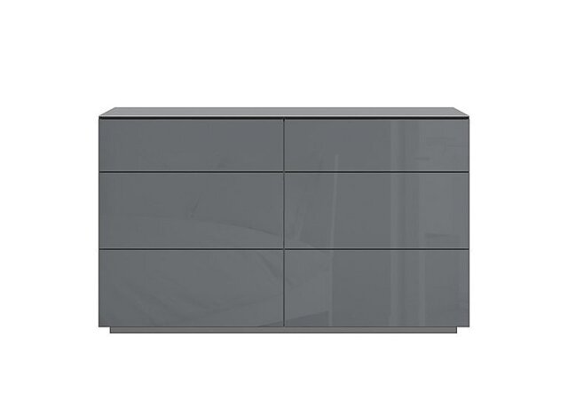Mando Wide Chest of Drawers - Grey