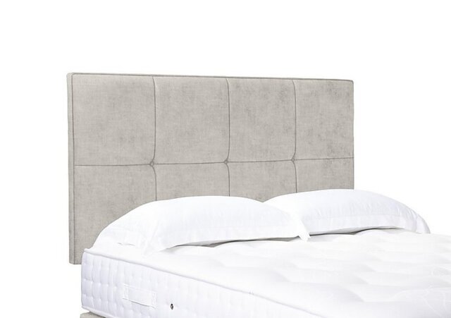 Artisan Collection Reigns High Strutted Headboard - Double - Lace Ivory