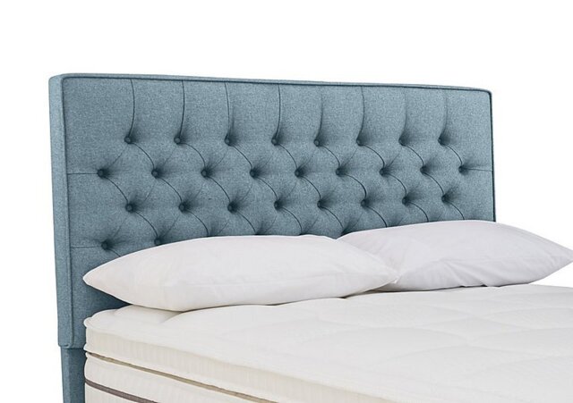 Sleepeezee - Bourbon Floor Standing Headboard - Super King - Weave Teal