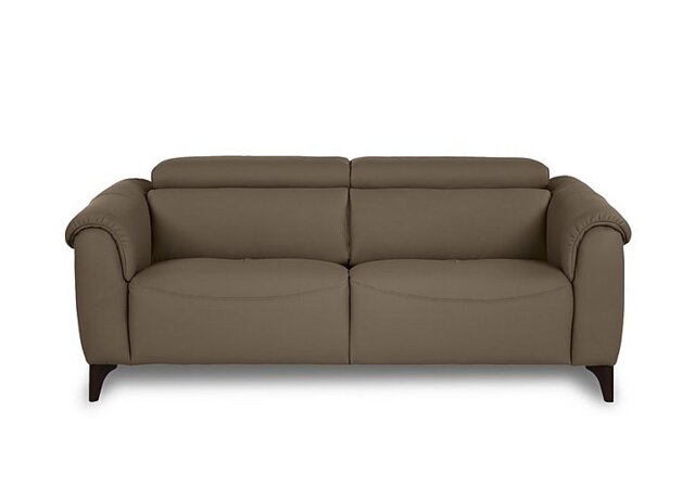 Nicoletti - Nicole 3 Seater Leather Recliner Sofa with Headrests and Power Lumbar