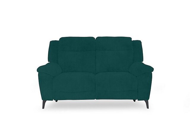 Panache Fabric 2 Seater Sofa with Power Recliner - Opulence Teal