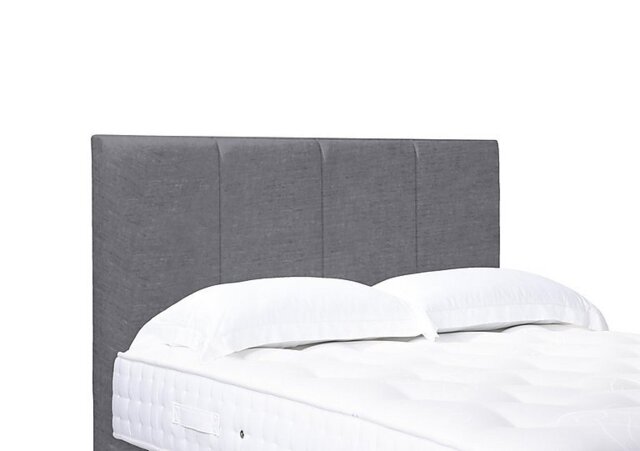 Artisan Collection Linear Standard Floor Standing Headboard - Small Double - Aston Steel