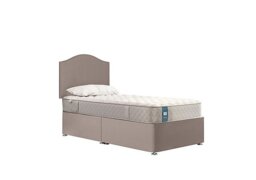 Sealy - Sterling 2 Drawer Divan Set - Single - Wool Latte