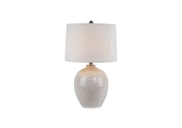 Elaris Chevron Ceramic Table Lamp