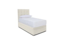 Sleep Story - Ortho 2000 Electric End Ottoman Divan Set - Small Single - Ice Cream