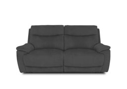 Sloane 3 Seater Fabric Power Recliner Sofa - Opulence Granite