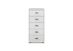 Wiemann - Dallas 40cm 5 Drawer Glass Chest