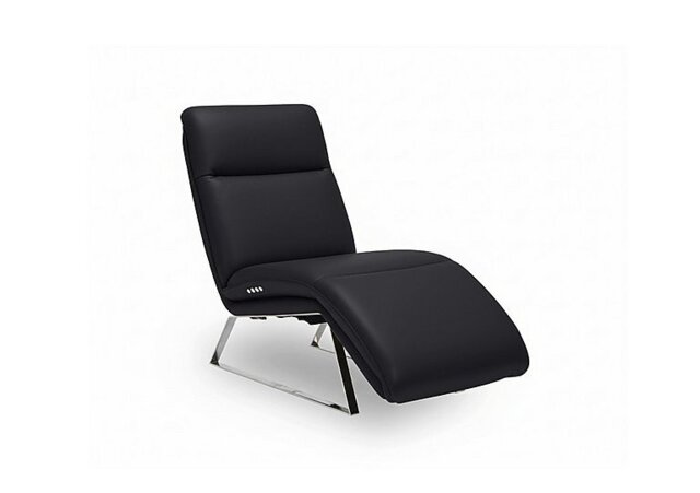 Rhianna Leather Power Recliner Chaise Chair - Lavender