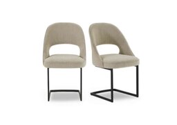 Tiber Pair of Cantilever Dining Chairs