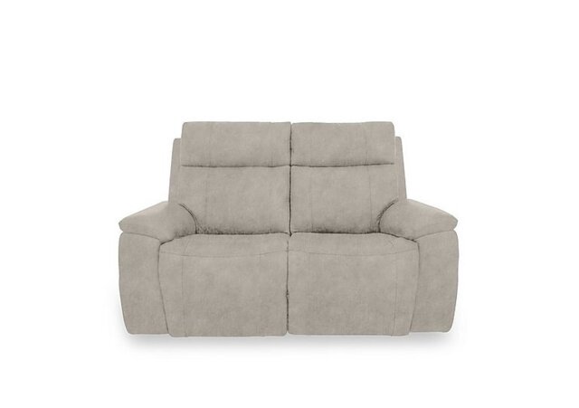 Aero Fabric 2 Seater Power Recliner Sofa with Power Headrests and Heated Seats - Marble Cream