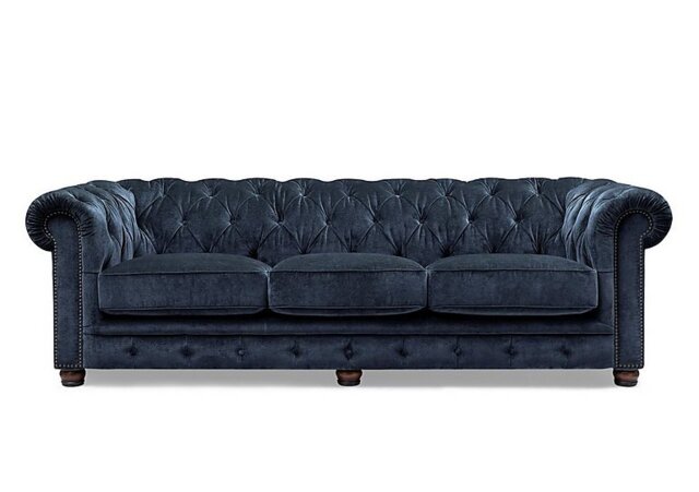 At The Helm - Shackleton 4 Seater Fabric Chesterfield Sofa