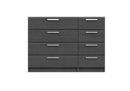 London Bedrooms - Waterloo 8 Drawer Chest - Graphite