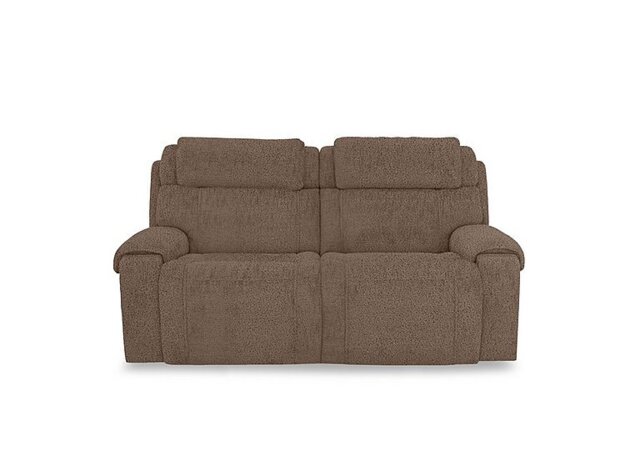 World of Leather - Hollywood Fabric 3 Seater Sofa - Hazelnut