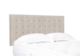 Artisan Collection Dot Standard Strutted Headboard - Single - Lace Ivory