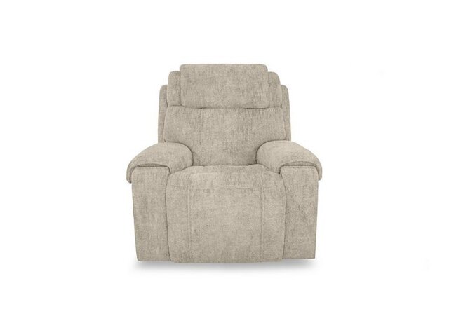 World of Leather - Hollywood Fabric Chair - Cream