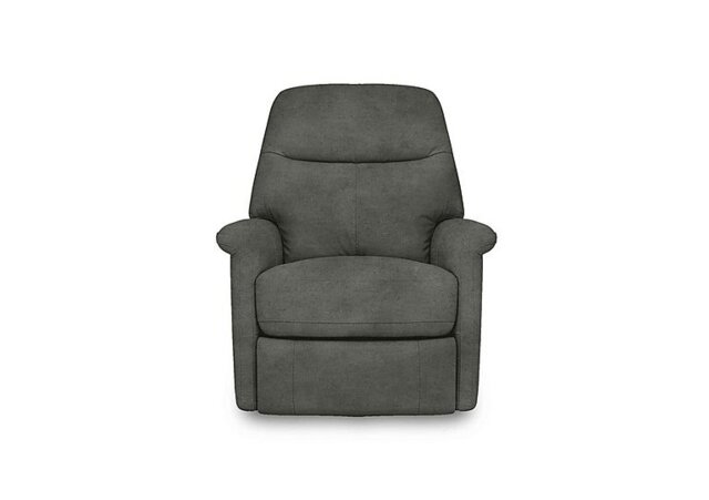 Compact Collection Lille Fabric Rocker Swivel Chair with Power Recliner - Dolphin