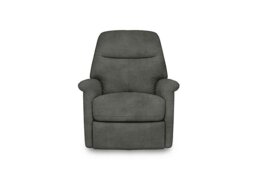 Compact Collection Lille Fabric Rocker Swivel Chair with Power Recliner - Dolphin